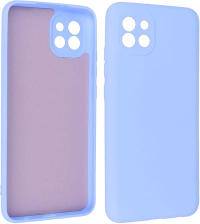 Hoesje Geschikt voor de Samsung Galaxy A03 - Fashion Color Backcover Telefoonhoesje - Paars