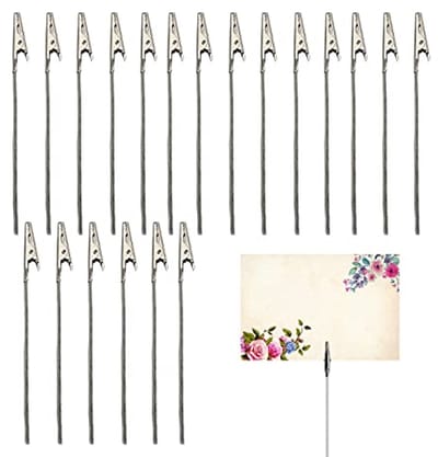 50 Stuks Foto Alligator Clips voor Kaarten en Notities - Memo Clip Houder voor Feestdecoraties