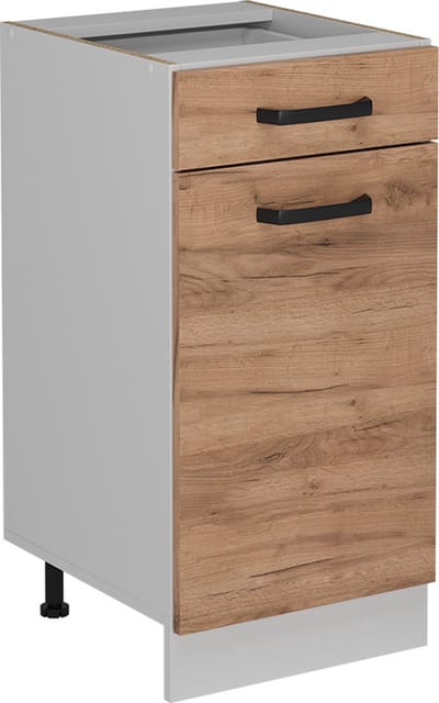 Vicco R-Line Keukenonderkast – 40 cm WB Antraciet Krachtige eik goud