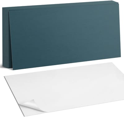 Coloray Plaktegels - Turkoois Zelfklevende Wandtegels - 40 cm x 20 cm - Turkoois Plaktegels - 10 stuks - Rechthoek PVC Tegels - Plaktegels Badkamer - Vloertegels Zelfklevend - Vinyl Tegels Zelfklevend - Portugese Tegels