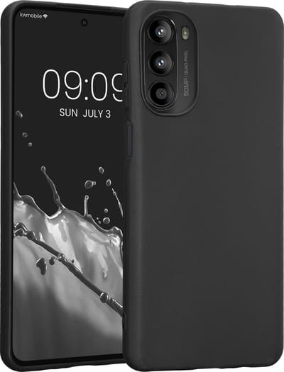 kwmobile telefoonhoesje geschikt voor Motorola Moto G52 / Moto G82 5G - Hoesje voor smartphone - Back cover in mat zwart