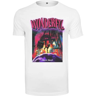 Mister Tee - Wonderful Heren T-shirt - L - Wit