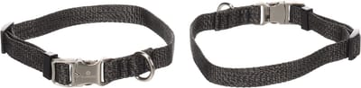 Flamingo - Hond Halsband Mago Donkergrijs XS 20-35cm 15mm