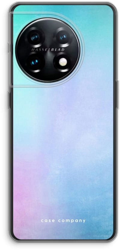 Case Company® - Hoesje geschikt voor OnePlus 11 hoesje - Mist pastel - Soft Cover Telefoonhoesje - Bescherming aan alle Kanten en Schermrand