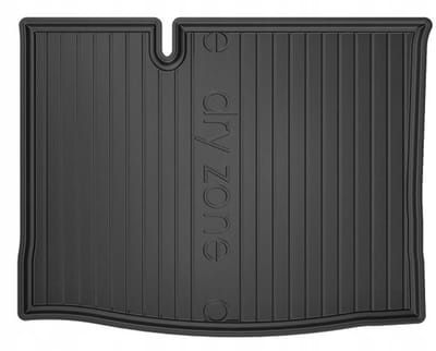Dry Zone Kofferbakmat - Geschikt voor Dacia Sandero III Hatchback (vanaf 2020) - Perfecte Pasvorm - TPE Rubber - 4 cm Hoge Rand - Geurloos - Zwart