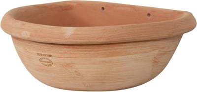 Terracotta Tuinfontein - Wandfontein Buiten - Tuin Decoratie - Handgemaakt Toscane Klei - 45x35x15 cm - Terracotta