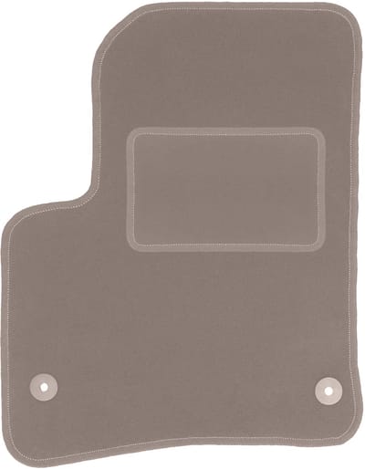Beige bestuurdersmat voor: Volkswagen Touareg I SUV (2002-2010)