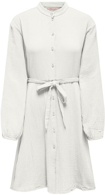 ONLY - ONLTHYRA LS BUTTON BELT DRESS WVN CS - Meisjes - Mini jurken