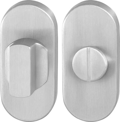 Toiletgarnituur - RVS geborsteld - RVS - GPF - GPF0910.04 70x32mm stift 8mm RVS geborsteld grote knop