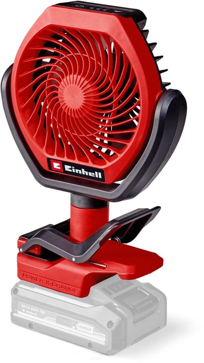 Einhell Accu Ventilator GC-CF 18/110 Li Solo - Power X-Change - 18 V/Li-ion - 3 snelheidsstanden - 300° draaibare ventilatorkop - Excl. accu en lader