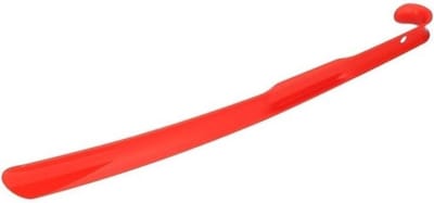 CHPN - Schoenlepel - Lange schoenlepel - XXL-Schoenlepe - Extra-Lang - Kuststof - Universeel - 45CM - Rood