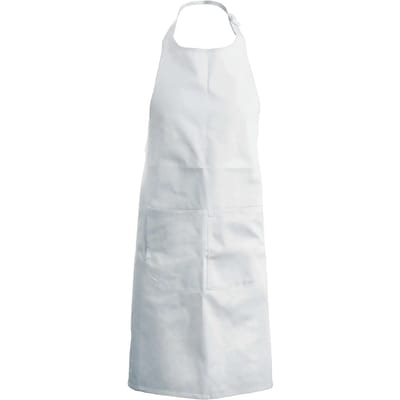 Schort/Tuniek/Werkblouse Kind One Size Kariban White 100% Katoen