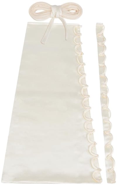 Dailygoods- Trouwjurk Vervangset Verstelbare Satijn Corset - Rits Vervanging - Rugbedekking - 1 Set - Duurzaam Doekmateriaal - Comfortabel Draagcomfort