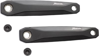 Miranda Delta crankset - e-bike compatibiliteit - 170mm - zwart - duurzaam aluminium - milieuvriendelijk geproduceerd