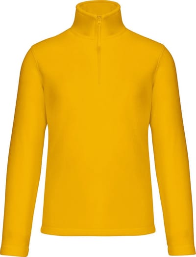 Fleecevest 'Enzo' met ritskraag merk Kariban maat XXL Yellow