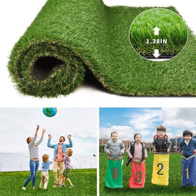 Kunstgras Hond - Nep Gazon - Buiten Tuin - Met Drainage Gaten - 120 x 180 cm - Groen
