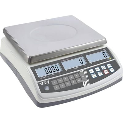 Kern CPB6K1DM CPB 6K1DM Telweegschaal Weegbereik (max.) 6 kg Resolutie 1 g, 2 g werkt op stekkernetvoeding Zilver