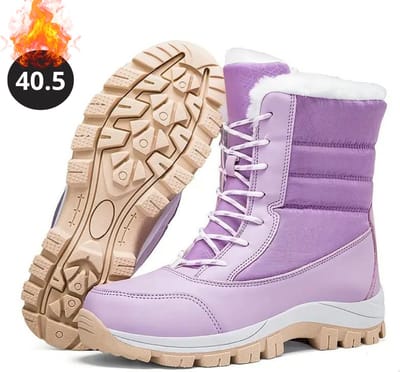 Nivard Snowboots - Sneeuwschoenen - Sneeuwboots - Dames - Wintersport - Ski - Skischoenen - Paars - 40.5 - Laarzen