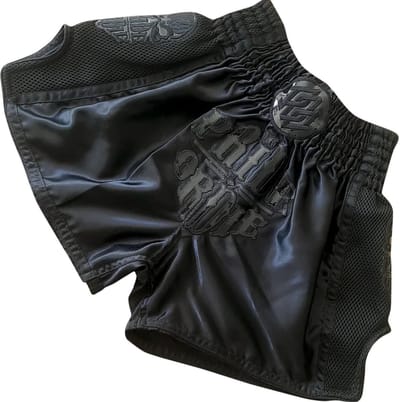 PrideorDie Muay Thai Shorts RECKLESS Full Black - XXL