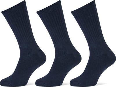 STAPP - 6-Pack - Stevige Werksokken - Casual - Slijtvast- Naadloos - Heren / Dames - marine - 43-46 - 4400