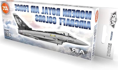 AK Acrylics 3Gen Vliegtuigset AK11755 Modern Royal Air Force Vliegtuigen Kleuren Set 3G (8x17ml)