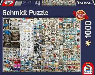 Souvenier Kraam, 1000 stukjes Puzzel