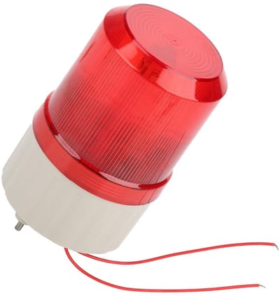 Dailygoods - Dailygoody - Alarme Gyrophare - Rode Led Waarschuwingslichten - Akoestisch Optisch Alarmsysteem - Emergency Led Strobe - Zwaailicht - Veiligheidsoplos