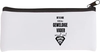 Akyol - dit is hoe een geweldige vader eruit ziet Etui - Vader - papa - vaderdag - cadeau - verjaardag - kado - 20 bij 9 cm