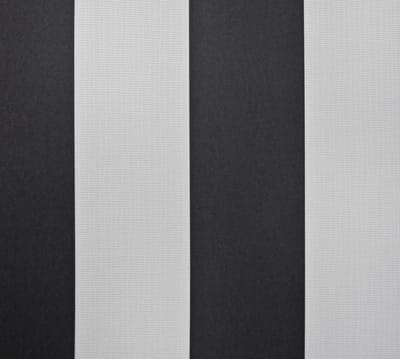 Dutch Wallcoverings Vliesbehang streep - zwart/wit