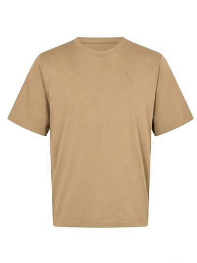 Ami Paris - T-Shirt - Camel (oversized model) - XL