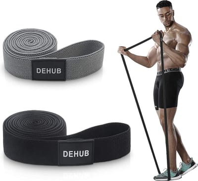 Weerstandsbanden Set voor Krachttraining, Bodybuilding en Yoga - Draagbare Oefenbanden voor Thuisfitness (2 Stuks)