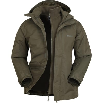 Mountain Warehouse Heren Fell II 3 in 1 jas (Khaki)