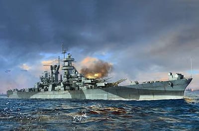 Trumpeter Modelbouwpakket USS Alaska CB-1 - 1:700 schip - 06738