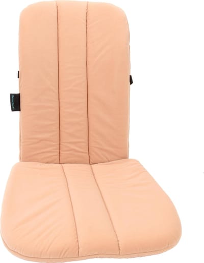 Better - Orthopedisch rug- en zitkussen - Gelaagd gelamineerd hout met zachte bekleding - Handig draagbaar - Beige