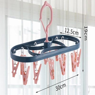 12 Clips winddicht en antislip Ruimtebesparend Kledingplank Plank Plank Droge Plank Sokkenclip Ondergoedclip Voor Woonkamer En Badkamer