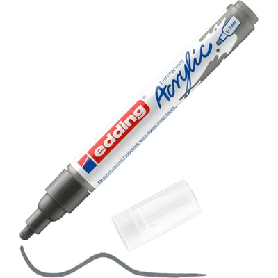 edding 5100 Acrylic "Acrylmarker - Medium" - Antraciet