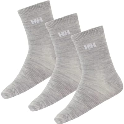 Helly Hansen Wool Basic Korte Sokken 3 Paren Grijs EU 29-31 Kinderen