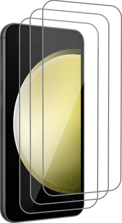 Screenprotector - Geschikt voor Samsung Galaxy S23 FE - 3 Stuks - Extra Sterk - Beschermglas - Gehard Glas - Tempered Glass - Screen Protector