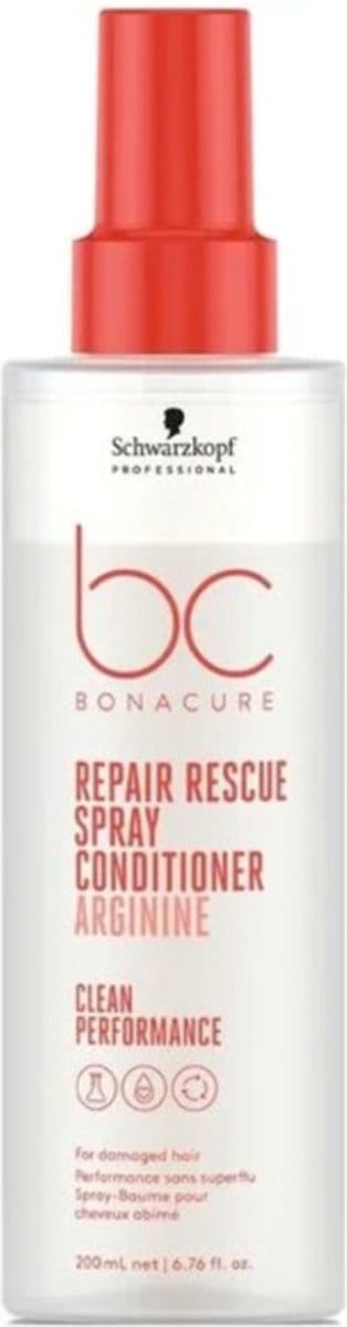 Schwarzkopf Professional Bonacure Repair Rescue Spray Conditioner - 3 x 200 ml - Voordeelverpakking