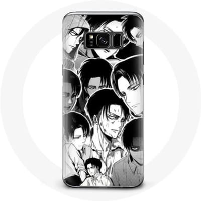 Coque pour Samsung Galaxy S8 Attaque des Titans Manga Levi Ackerman