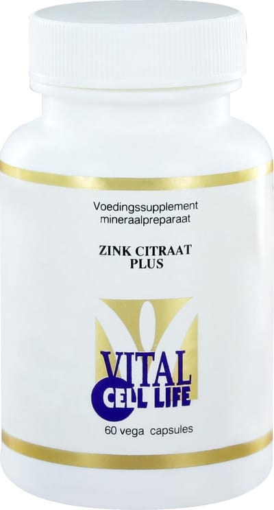 Vital Cell Life Zink citraat plus 60 Capsules