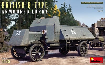 Modelbouwkit Britse B-Type Gepantserde Vrachtwagen Schaal 1:35