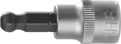 SW-Stahl 05575L schroevendraaierinzet kogelkop, 10 mm (3/8") aandrijving, binnen 6-kant 8 mm