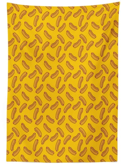 ABAKUHAUS Tafellaken Rainy Kunst – 140x200 cm – Wasbaar, Veelkleurig