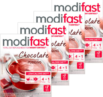 Modifast Intensive | Pudding Chocolade | 4 Stuks | 4 x 440 g