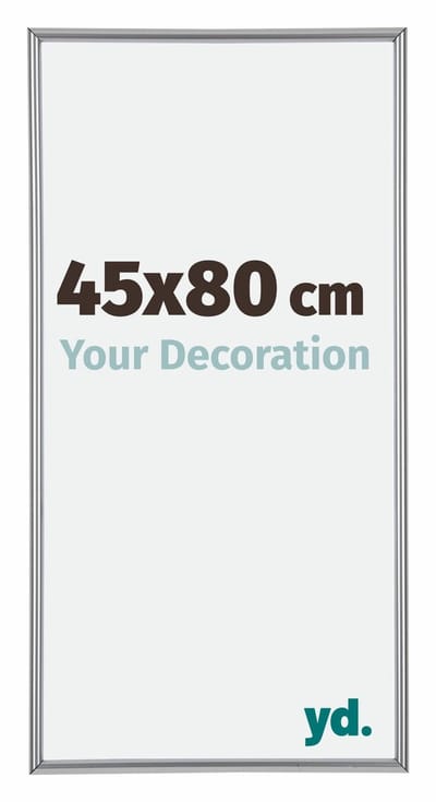Your Decoration - Fotolijst 45x80 cm - Kunststof - Zilver Hoogglans - Annecy