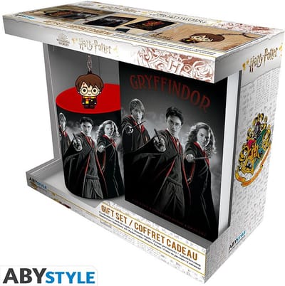HARRY POTTER - PCK Mug320ml + Sleutelhanger + Notebook Harry Ron Hermion