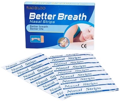 Sensefit - Anti Snurk - Neusstrips - Neusspreider - Anti Snurk Neuspleisters - Gevoelige Huid - mouth tape - neuspleisters - Goede Nachtrust - Huidvriendelijk - Ideaal bij Verkoudheid en Allergieën - breathe right - snurken - snurkpleisters