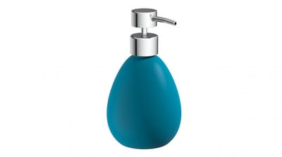 EISL Zeepdispenser Keramiek Mat Turkoois 160 mm – Navulbare Zeeppomp voor Badkamer