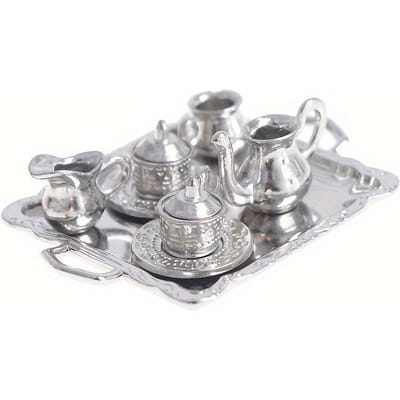 Superbe service à thé aux motifs exquis - Parfait pour les fêtes et la décoration de la maison